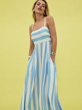Load image into Gallery viewer, Rianne Dress Iris Stripe
