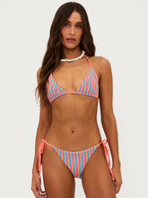 Load image into Gallery viewer, Julie Bikini Top Petal Stripes