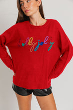 Load image into Gallery viewer, Holly Jolly Pullover Sweater