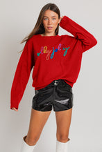Load image into Gallery viewer, Holly Jolly Pullover Sweater
