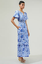 Load image into Gallery viewer, Celeste Floral Palmer Poplin Tiered Maxi Dress