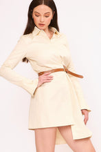 Load image into Gallery viewer, Belted Shirt Dress