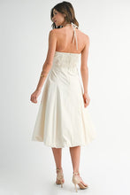 Load image into Gallery viewer, Halter Neck Balloon Hem Maxi Dress