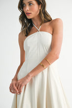Load image into Gallery viewer, Halter Neck Balloon Hem Maxi Dress