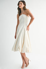 Load image into Gallery viewer, Halter Neck Balloon Hem Maxi Dress
