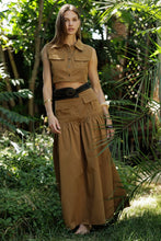 Load image into Gallery viewer, Utility Cropped Sleeveless Shirt