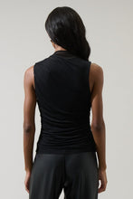Load image into Gallery viewer, Odilia Ruched Sleeveless Blouse