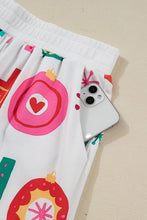 Load image into Gallery viewer, Christmas Santa Graphic 2pcs Lounge Set