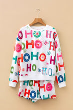 Load image into Gallery viewer, Christmas Santa Graphic 2pcs Lounge Set