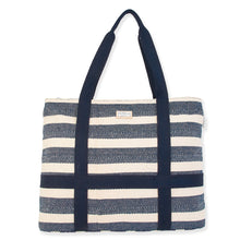 Load image into Gallery viewer, Sun N Sand Sunny Day Artistic Shoulder Tote with Built-in Hat Carrier