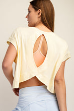 Load image into Gallery viewer, Rae Mode Viscose Modal Open Back Top