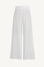 Load image into Gallery viewer, Tallows Linen Wide Leg Pant - White EcoLinen