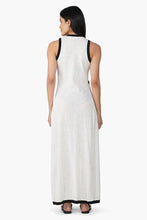 Load image into Gallery viewer, Dalmia Black And White Crochet Lace Fabric Cover Up