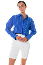 Load image into Gallery viewer, Striped Cropped Shirts