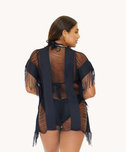 Load image into Gallery viewer, Black Gold Monique Cover Up