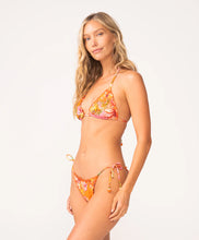 Load image into Gallery viewer, Clementine Beaded Lettuce Edge Triangle Top