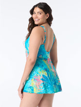 Load image into Gallery viewer, Roxanne V-Neck Swimdress