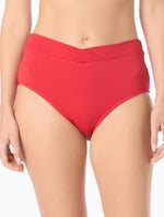 Load image into Gallery viewer, Beach House Swim Letty Crossover Textured Bikini Bottom