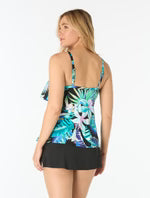 Load image into Gallery viewer, Beach House Jane Ruffle Tiered Tankini Top