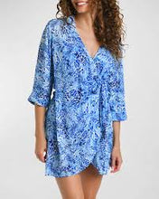 Load image into Gallery viewer, La Blanca Aquatic Nature Wrap Resort Shirt Cover Up