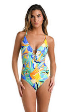 Load image into Gallery viewer, La Blanca Sun In Sicily Underwire Lace Up One Piece