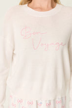 Load image into Gallery viewer, Playful Prints Bon Voyage Pullover Sweater