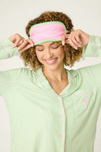 Load image into Gallery viewer, Pupcation Palms Kiwi Stripe 3-Piece PJ Set