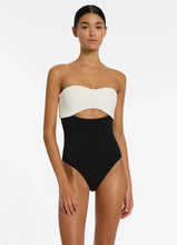 Load image into Gallery viewer, Versa Rib Cut Out Bandeau One Piece