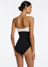 Load image into Gallery viewer, Versa Rib Cut Out Bandeau One Piece