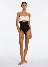 Load image into Gallery viewer, Versa Rib Cut Out Bandeau One Piece