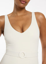 Load image into Gallery viewer, Isla Rib V-Neckline Belted One Piece