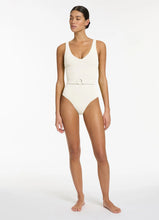 Load image into Gallery viewer, Isla Rib V-Neckline Belted One Piece