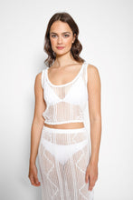 Load image into Gallery viewer, Santorini Knit Crop Tank Top