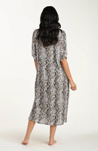 Load image into Gallery viewer, Wild Whispers Button Up Shirt Dress