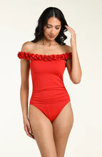 Load image into Gallery viewer, Island Goddess Ruffled One Piece - Ruby