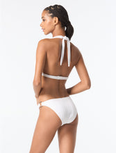 Load image into Gallery viewer, Michael Kors Logo Ring Halter Bikini Top