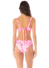 Load image into Gallery viewer, Pink Blossom Flirt Low Rise Side Bikini Bottom