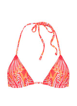 Load image into Gallery viewer, Coral Foliage Balmy Sliding Triangle Bikini Top