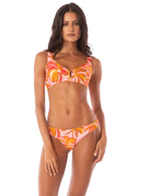 Load image into Gallery viewer, Pink Palms Sublimity Regular Rise Classic Bikini Bottom