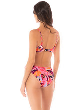 Load image into Gallery viewer, Coral Leafy Sublimity Regular Rise Classic Bikini Bottom