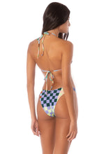 Load image into Gallery viewer, Chess Splendour Regular Rise Thin Side Bikini Bottom