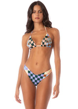 Load image into Gallery viewer, Chess Splendour Regular Rise Thin Side Bikini Bottom
