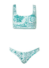 Load image into Gallery viewer, Fair Aqua Flirt Thin Side Bikini Bottom