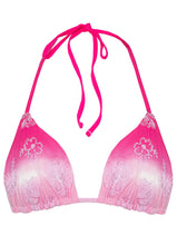 Load image into Gallery viewer, Blushing Pink Balmy Sliding Triangle Bikini Top