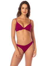 Load image into Gallery viewer, Bom Bom Pink Dainty Unmolded Underwire Bikini Top