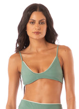 Load image into Gallery viewer, Shamrock Green Creta Classic Bralette Bikini Top