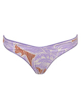 Load image into Gallery viewer, Lavander Wisteria Splendour Regular Rise Thin Side Bikini Bottom