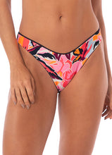 Load image into Gallery viewer, Blue Deep Splendour Regular Rise Thin Side Bikini Bottom