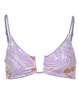 Load image into Gallery viewer, Lavander Wisteria Bia U Wire Bralette Bikini Top