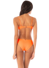 Load image into Gallery viewer, Neon Orange Bia U Wire Bralette Bikini Top
